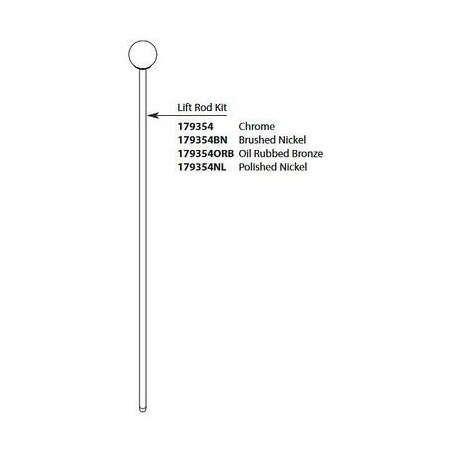 Moen Lift Rod Kit 179354BN